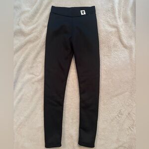 Black Cat Sherpa Lined Thick Leggings